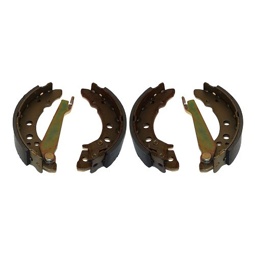     
                
                
    Set of 4 rear brake shoes for VW Golf 1 or 2 Polo 6N and Scirocco (08/1978-) - GC15089
