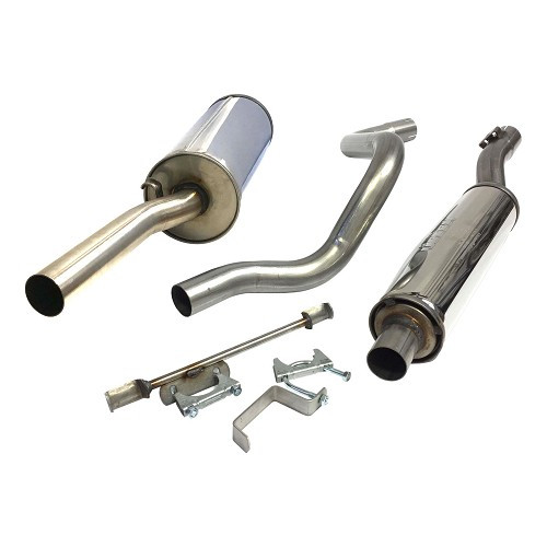  JETEX "Classic look" stainless steel exhaust system for VW Golf 1 Cabriolet (1984-1992)  - GC20123 