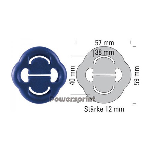 Silikonverstärkter Auspuffsilentblock - GC20835