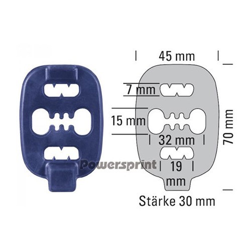 Silikonverstärkter Auspuffsilentblock - GC20945