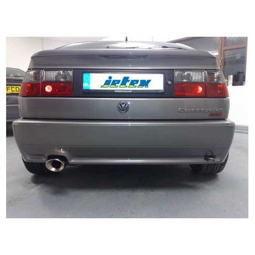 Línea de tubo de escape de acero inoxidable JETEX en 63 mm para Corrado 16s y G60 ->91 - GC21026