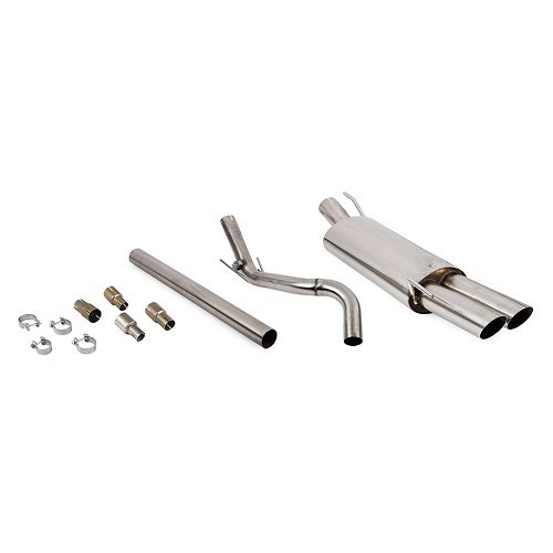  Ligne d'échappement inox sans intermédiaires pour VW Golf 3 - GC21038 