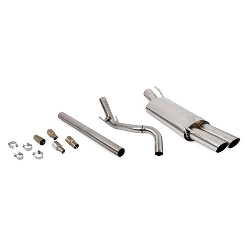  Ligne d'échappement inox sans intermédiaires pour VW Golf 3 - GC21038 