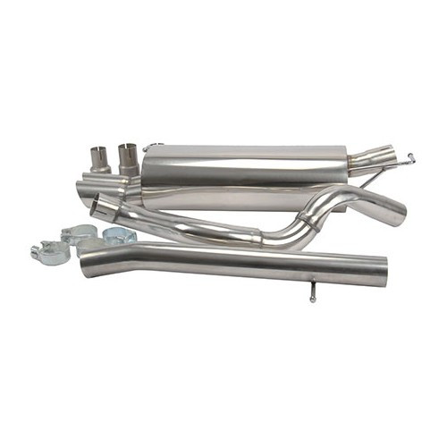 Sport stainless steel exhaust system for Golf 4 (empty intermediate) - GC21039