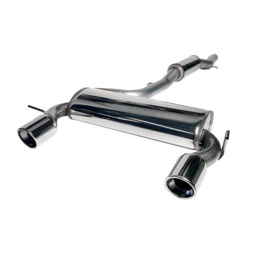  Ligne d'échappement Inox JETEX en 70 mm pour Volkswagen Golf 4 R32 - GC21042 