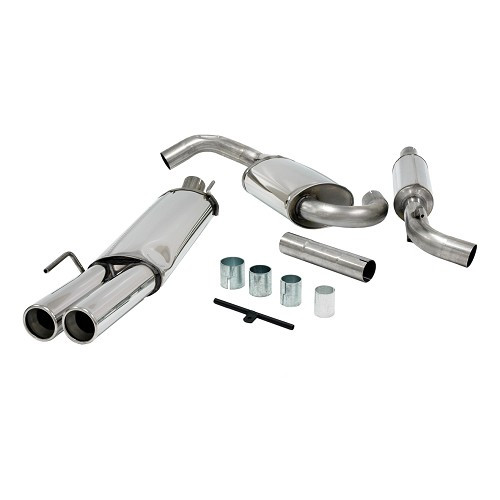  JETEX stainless steel exhaust system for VW Golf 3 - CE approved - GC21043 