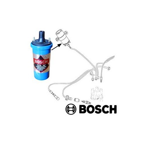 Bobine van de ontsteking BOSCH, hoog voltage 12V - GC31800