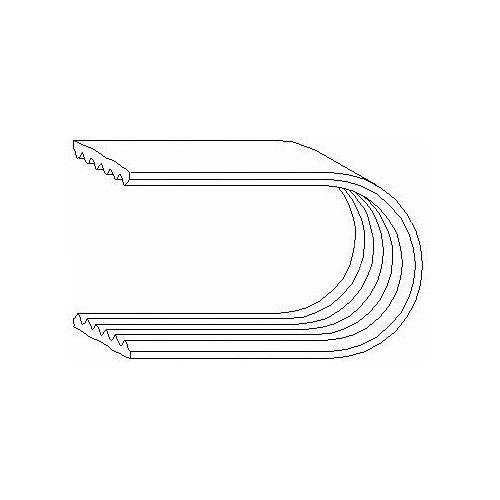 Correa del alternador para Golf 5 2.0 con climatizador - GC35740