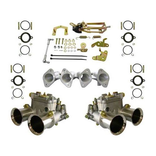  Kit 2 WEBER 45 DCOE per motore Golf 8 valvole - senza filtri - GC40008 