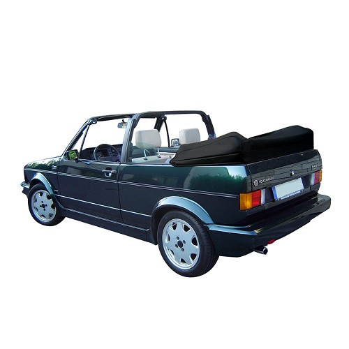 Vinyl Verdeckbezug schwarz VW Golf 1 von 1982 bis 1993 - GC40033