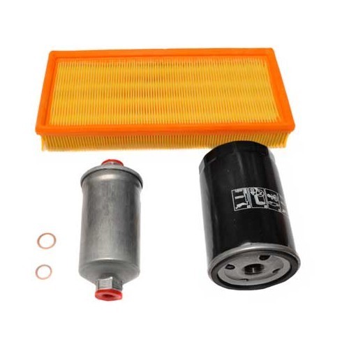  Kit de servicio 3 filtros para VW Golf 1 1.8 GTi hasta -&gt;84 - GC45750KIT 