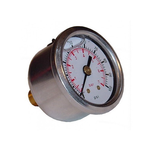 0 - 7 bars pressure gauge for adjustable sports fuel pressure regulator