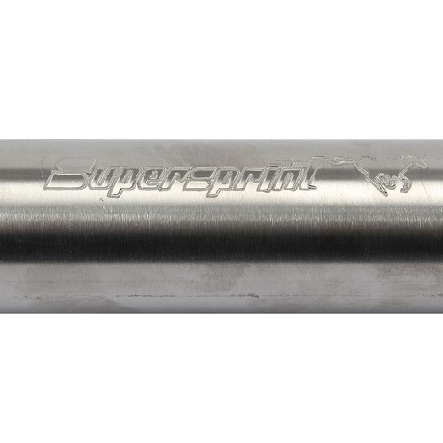 tubo intermédio SUPERSPRINT em aço 409 para Golf 1 GTi 1.6 e 1.8 - GC50005