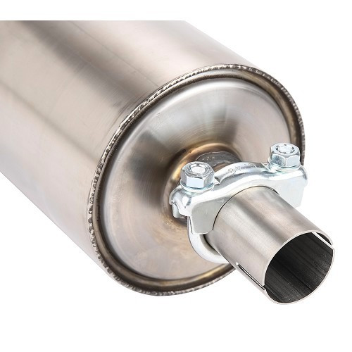 Powersprint stainless steel rear silencer for Golf 1 & Scirocco GTi / GLi / GTD - GC50110