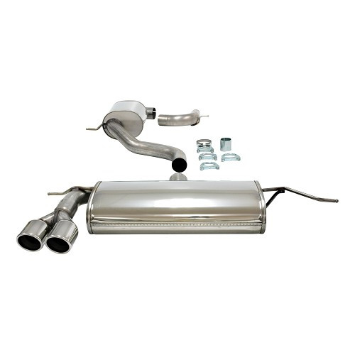  Sistema di scarico JETEX in acciaio inox per Golf 5 1.4 TSI - GC50623 