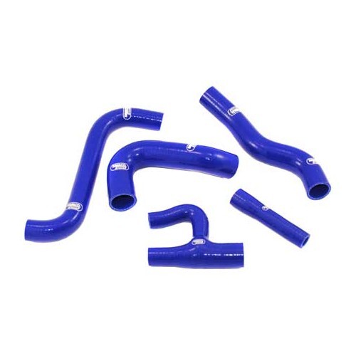  Kit de 5 manguitos de agua SAMCO azul para Golf 1 GTi Berlina 1600 (EG) - GC56900 