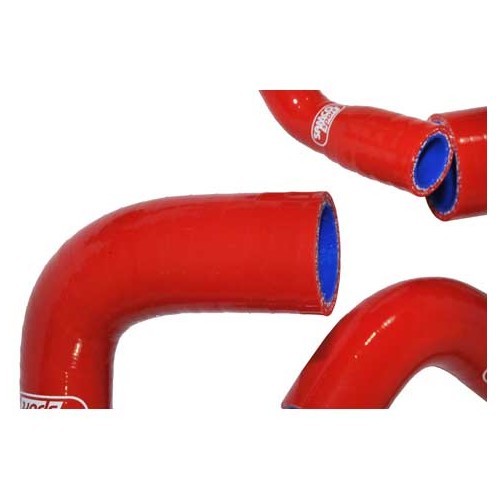 SAMCO Red water hoses for Golf 2 GTi 8s - GC56919