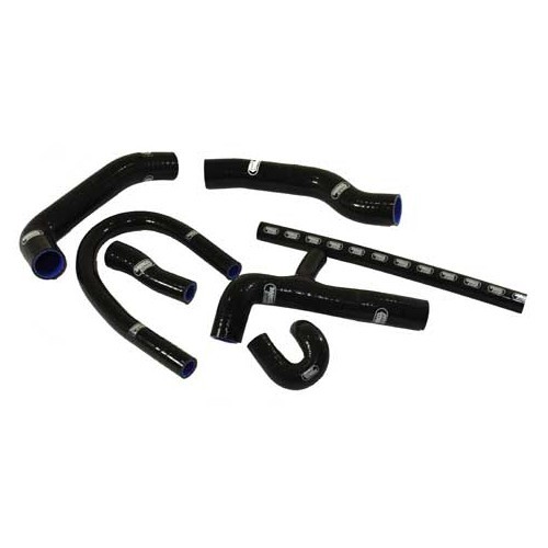  Set of 7 black SAMCO coolant hoses for Golf 2 GTi 16s - GC56920N 