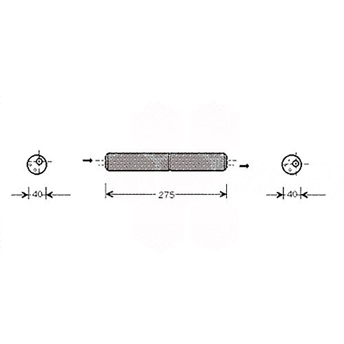  Déshydrateur de climatisation pour Polo 6N2 - GC58214 