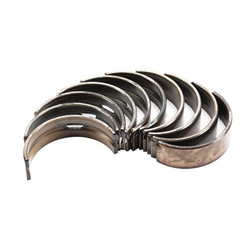 Standard ribbed tri-metal crankshaft bearings for Golf