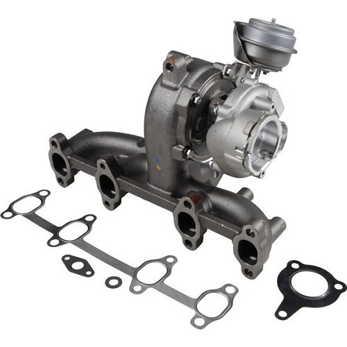  Collecteur d'échappement avec turbo pour VW Transporter T5 1.9 TDi sans FAP - GD90035 