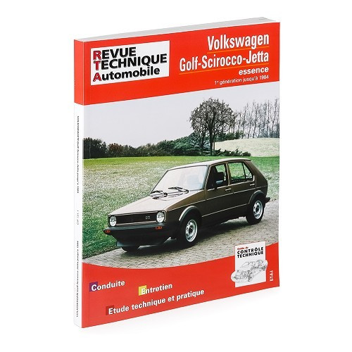 Revista técnica automóvel para Volkwagen Golf, Scirocco e Jetta a gasolina