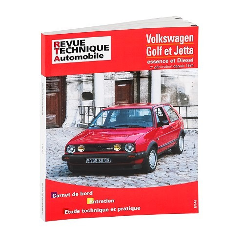  Rivista tecnica in francese per Golf 2 e Jetta benzina e diesel - GF02002 