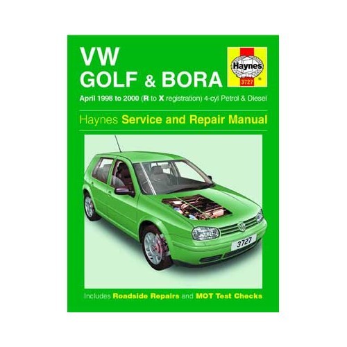  Manual de taller Haynes para Golf 4 de 1998 a 2000 - GF02502 