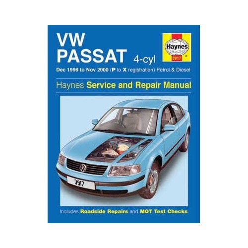  Haynes technisch verslag voor Volkswagen Passat van 96 tot 2000 - GF02900 