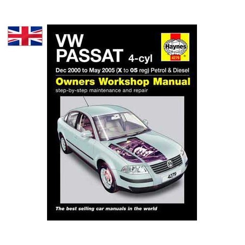     
                
                
    Haynes techbook for Passat from2000 to 2005 - GF02902
