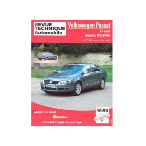  Recensione tecnica per Volkswagen Passat V TDI dal 2005 - GF02912 