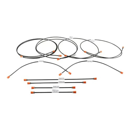  Tuyaux rigides de frein pour VW Golf 1 sans ABS avec servo frein et régulateur de pression (08/1979-02/1984) - GH24011 