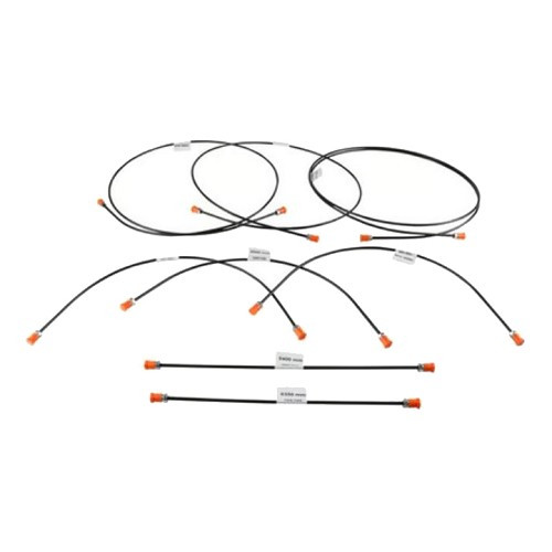  Starre Bremsschläuche für VW Golf 2 mit ABS und Hinterradbremstrommeln (08/1989-07/1992) - GH24013 