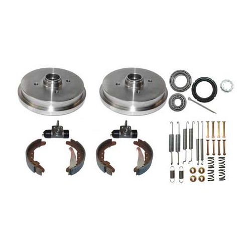  Kit freni posteriori a tamburo per VW Golf 1 Berlina e Cabriolet da 08/78-> 93 - GH26000KIT 