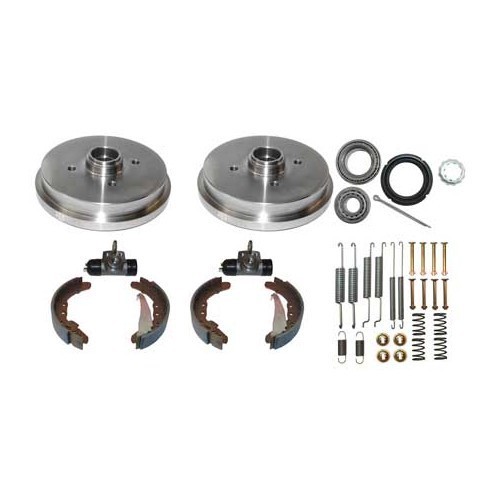  Kit freni posteriori a tamburo per Golf 2 e Jetta 2 (tranne Rally, Country e Syncro) - GH26010KIT 