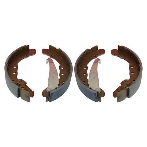 Set of 4 rear brake shoes for Golf 2, 3, Country / Syncro (4 x 4)