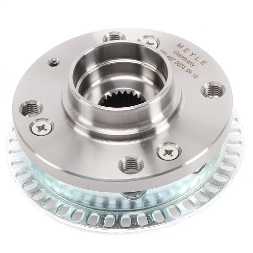 Front bearing holder wheel hub with ABS, 4 x 100 mm, MEYLE ORIGINAL Quality - GH27538