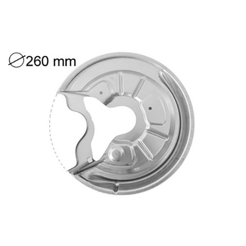  Rear left disc dust cover for Altea (5P) - GH27885 