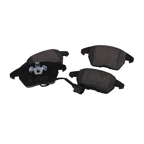 Set of front brake pads for VW Golf 5 with wear indicator