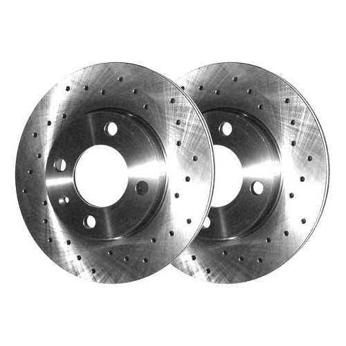 2 ZIMMERMANN pierced Sport front brake discs, 239 x 20 mm