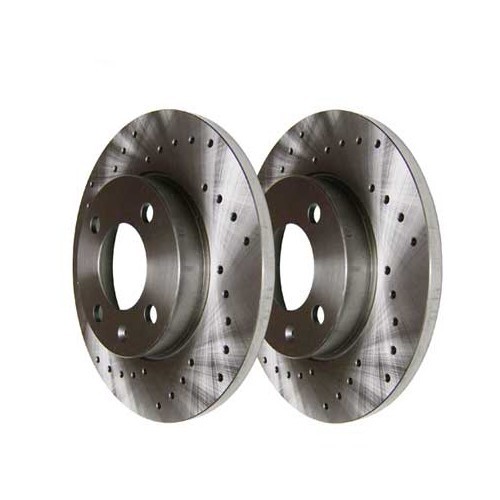  2 ZIMMERMANN pierced Sport front brake discs, 239 x 12 mm - GH30500Z 