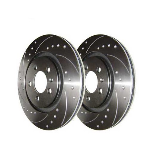     
                
                
    2 BREMTECH pointed grooved front brake discs, 280 x 22 mm - GH30600B
