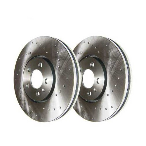 2 ZIMMERMANN Sport front brake discs (pierced), 288 x 25 mm