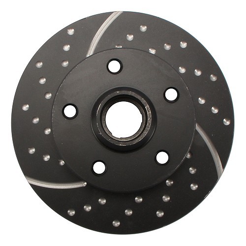 2 pointed EBC turbo Groove rear brake discs, 226 x 10 mm (5 holes) - GH30700E