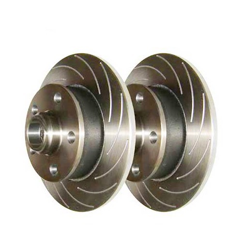  BREMTECH Turbine gerillte Bremsscheiben hinten in 226 x 10mm (5 Löcher) - GH30700M 