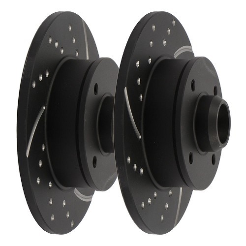  2 pointed EBC turbo groove rear brake discs, 226 x 10 mm - GH30800E 