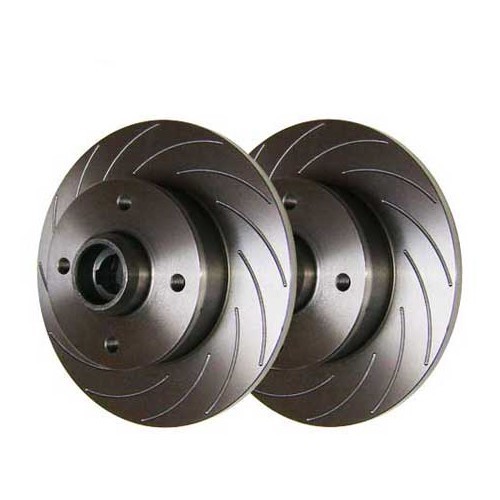  Discos de travão traseiro ranhurados BREMTECH 226 x 10 mm (4 furos) - GH30800M 