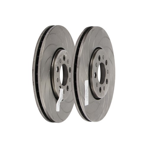  BREMTECH grooved turbine front brake discs 288 x 25mm - set of 2 - GH30804M 