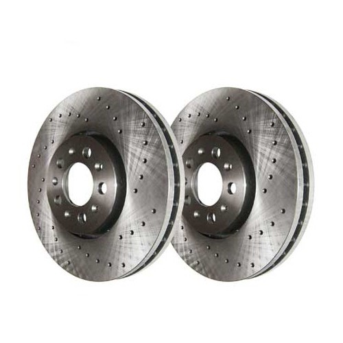 Zimmermann Sport front brake discs (drilled) in 288 x 25mm - set of 2