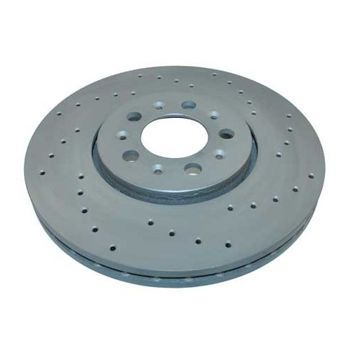 Disques de frein avant Zimmermann Sport percés en 288 x 25mm pour Volkswagen Polo (9N) - par 2 - GH31112Z